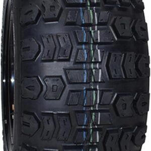 Red Hawk TIR-258 Tire Kenda Terra Trac, 18x8.5-10, 4 Ply, (4) TIR-217 mounted on TIR-400 and eight (8) TIR-217 Golf Carts