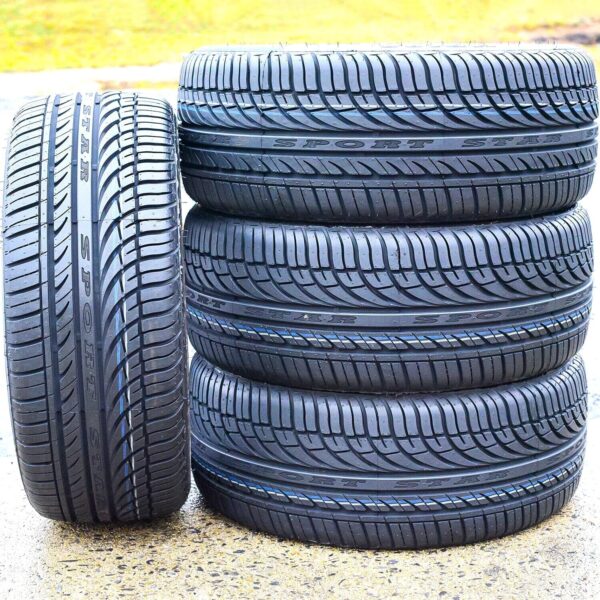 Fullway HP108 All-Season Passenger Car Performance Radial Tire-175/65R14 175/65/14 175/65-14 82H Load Range SL 4-Ply BSW Black Side Wall UTQG 380AA - Image 2